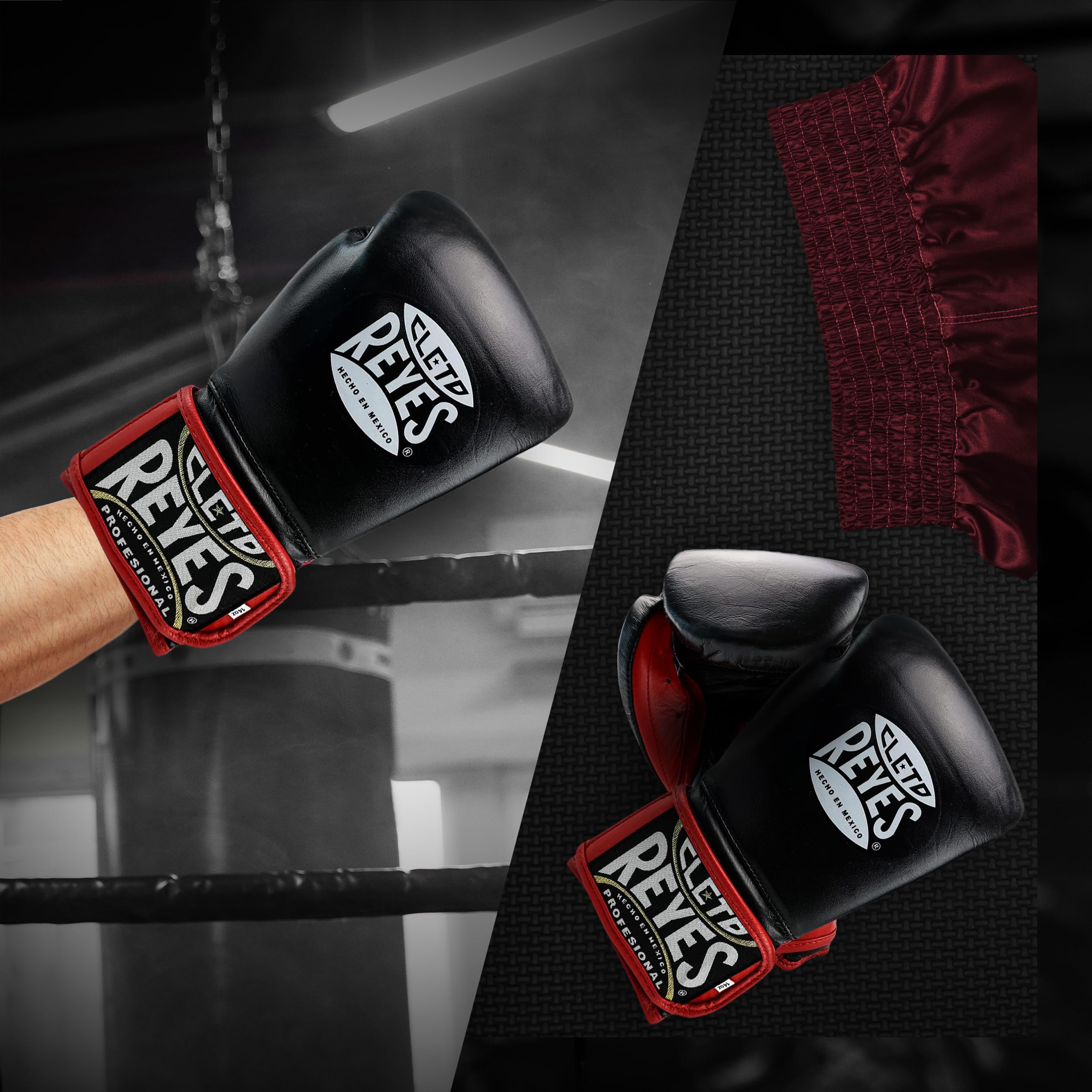 Cleto Reyes Extra Padding Training Gloves (16oz., Black), Training